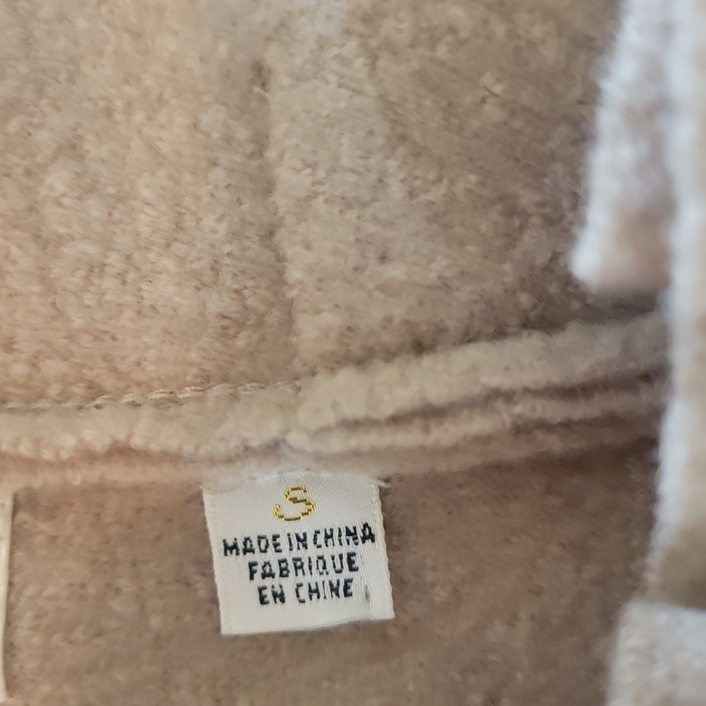 Anthropologie Tan Trench Coat with Ruffle Collar - Picture 2 of 10